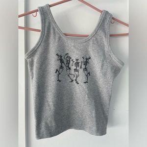 Grey skeleton tank